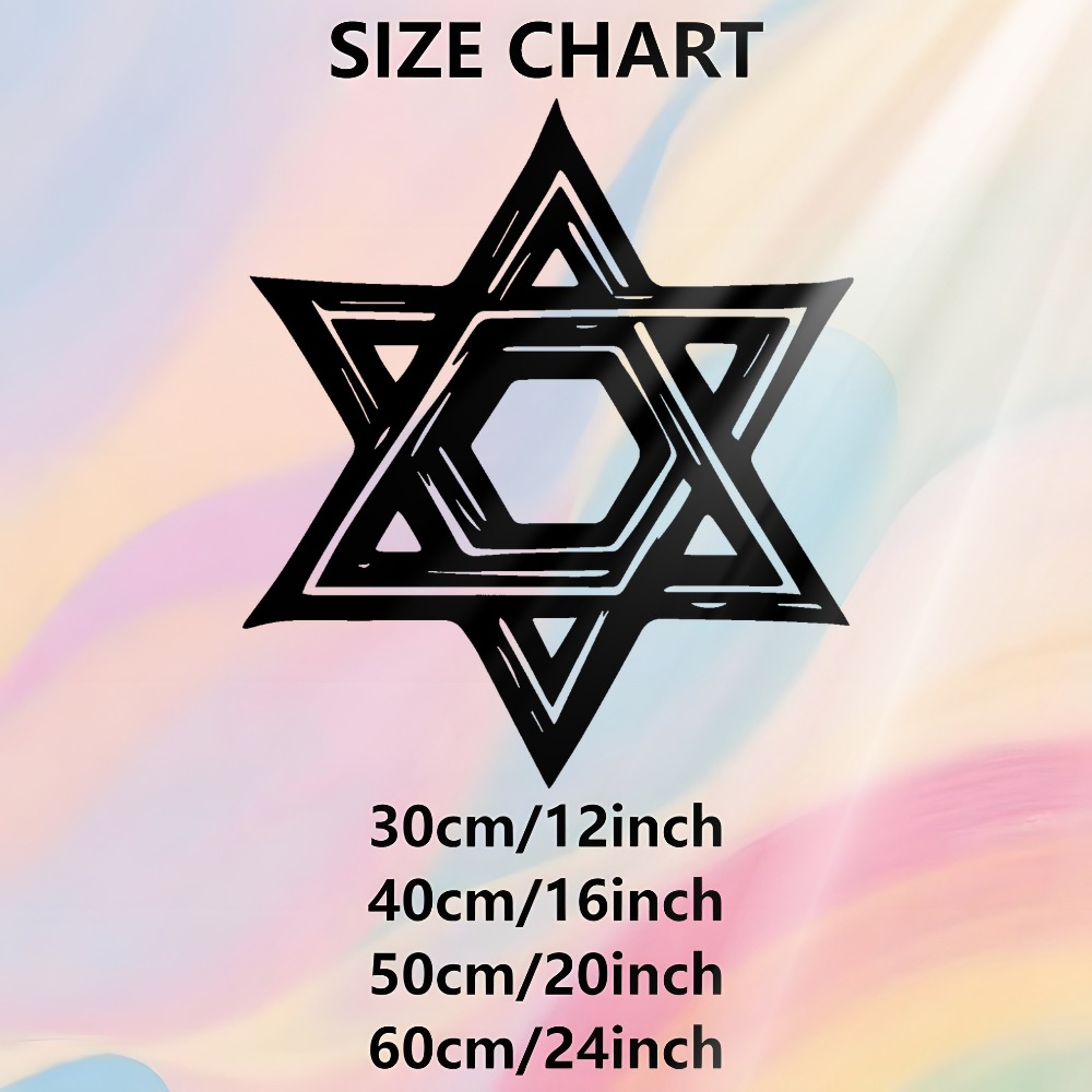 CIFBUY Iron Wall Art Star of D - Art & Craft Kids Toys recension och pris