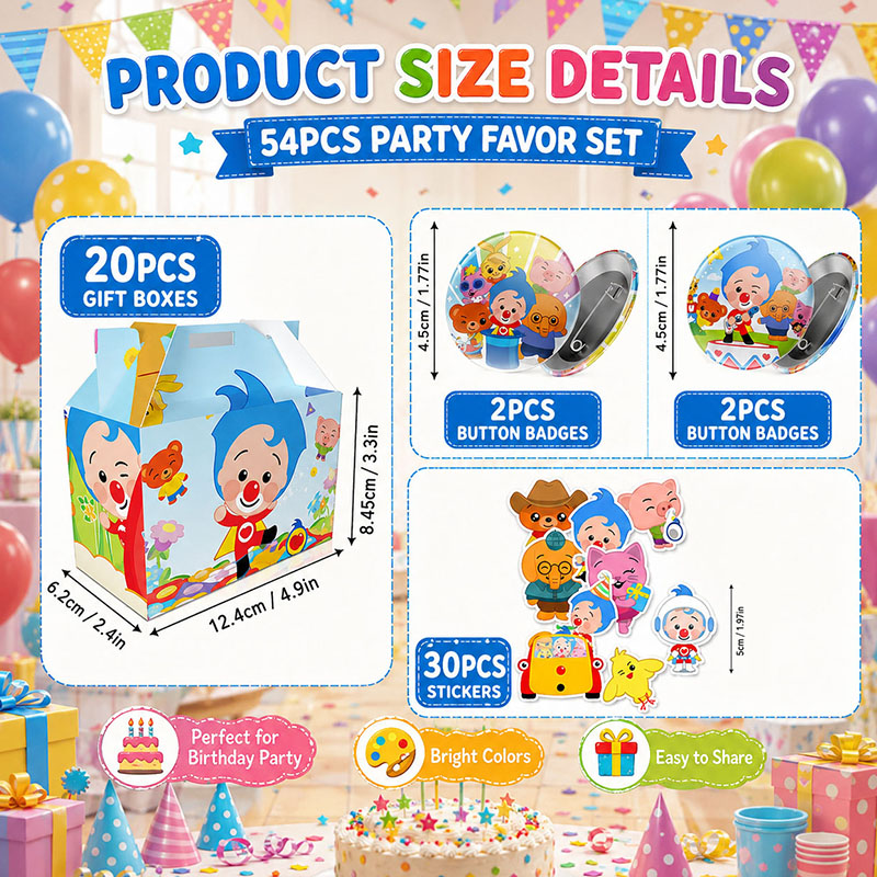 PLIM Cartoon Pattern Paper box - Art Craft House Making recension och pris