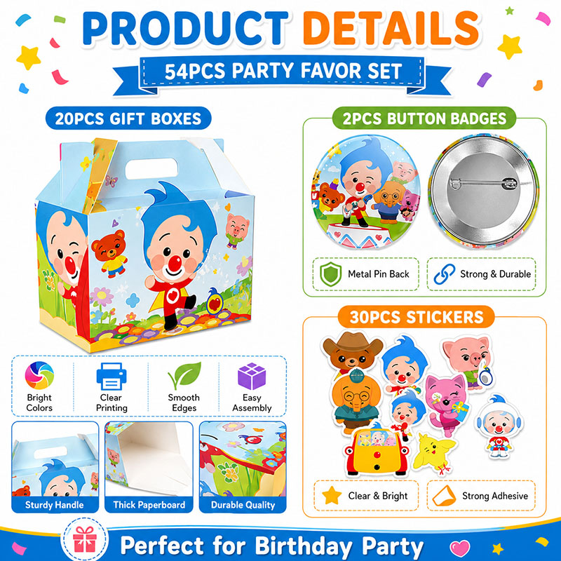 PLIM Cartoon Pattern Paper box - Art Craft House Making recension och pris