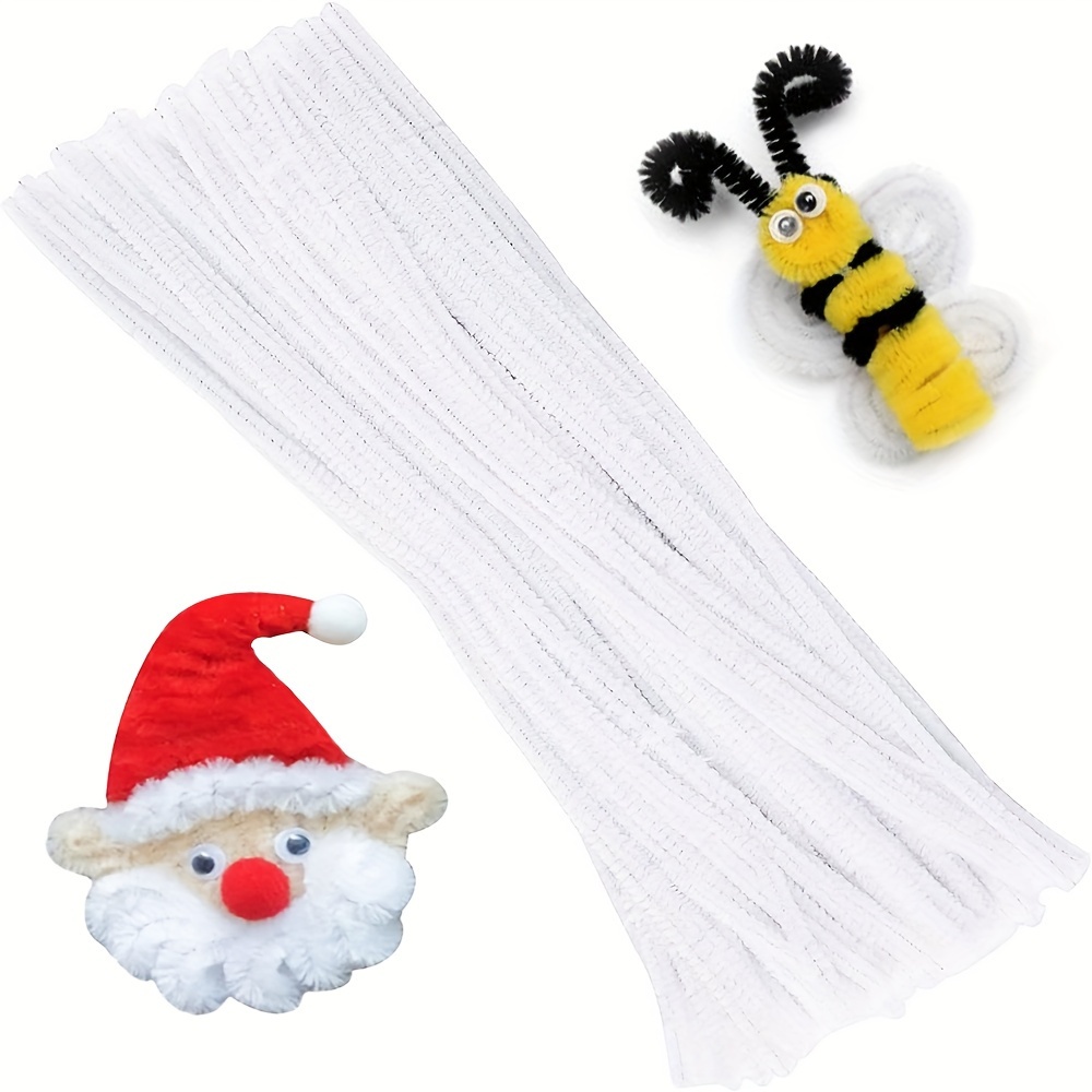 100 Pcs White Pipe Cleaners,Pi - Art Craft For Kids recension och pris
