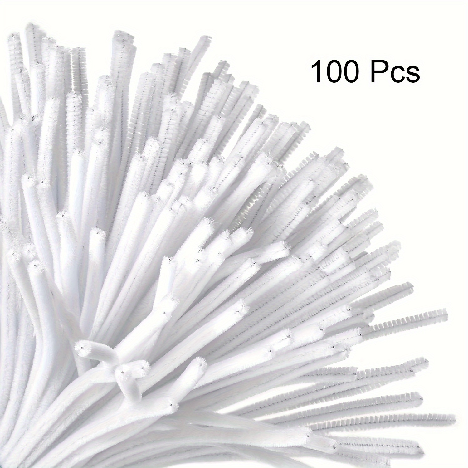 100 Pcs White Pipe Cleaners,Pi - Art Craft For Kids recension och pris