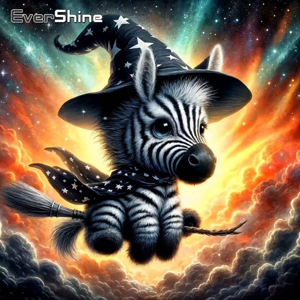 EverShine 5D DIY Diamond Embro - Art Craft Zebra recension och pris