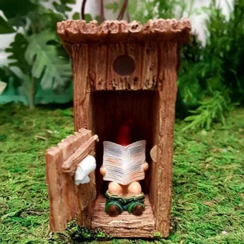 Reading Book Gnome Statue Scul - Art Craft Door recension och pris