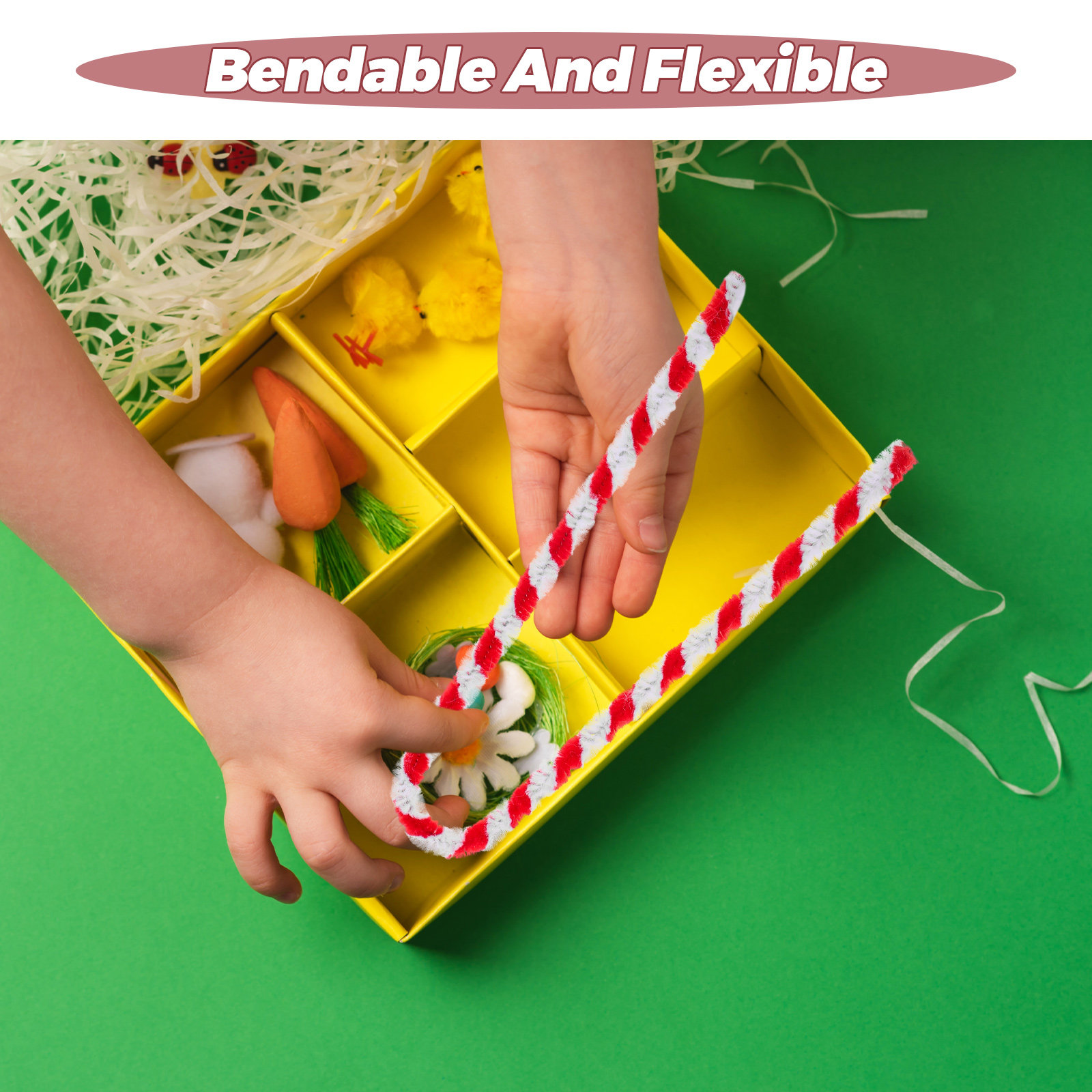 50pcs Double-Sided Twistable P - Art Craft For Kids recension och pris