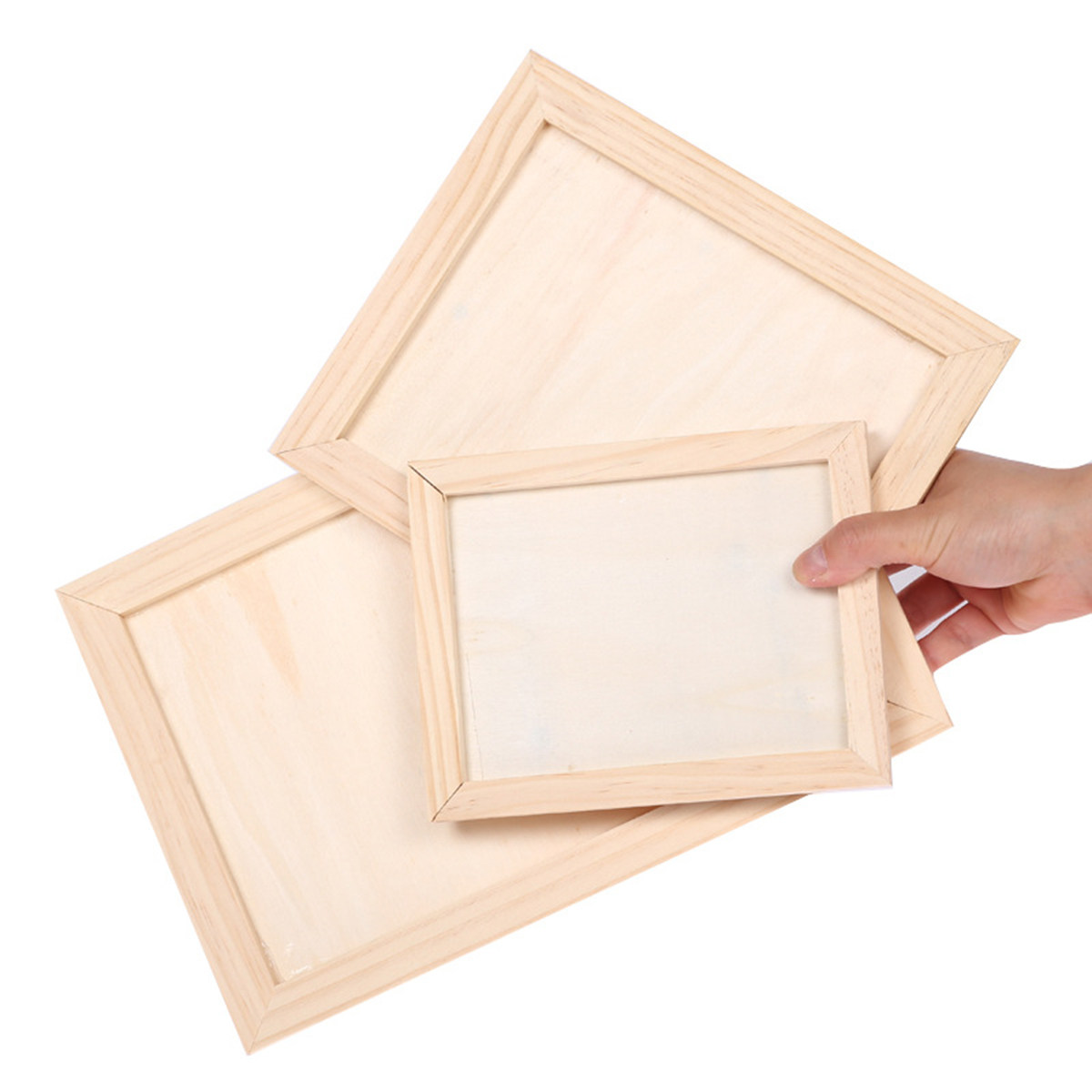 2Pcs Blank Wooden Painting Fra - Art Craft Painting recension och pris