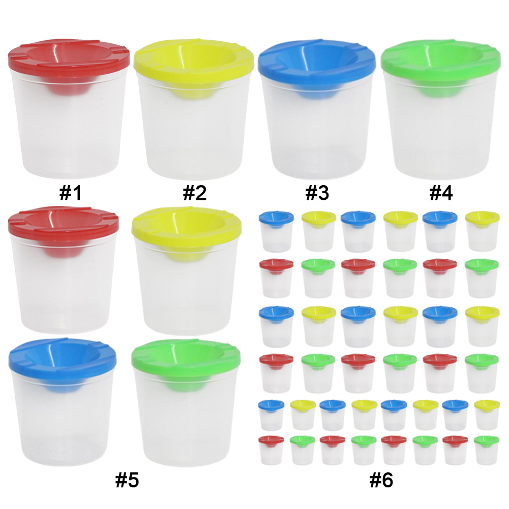 Non-Spill Paint Cups with Colo - Art And Craft With Paint recension och pris