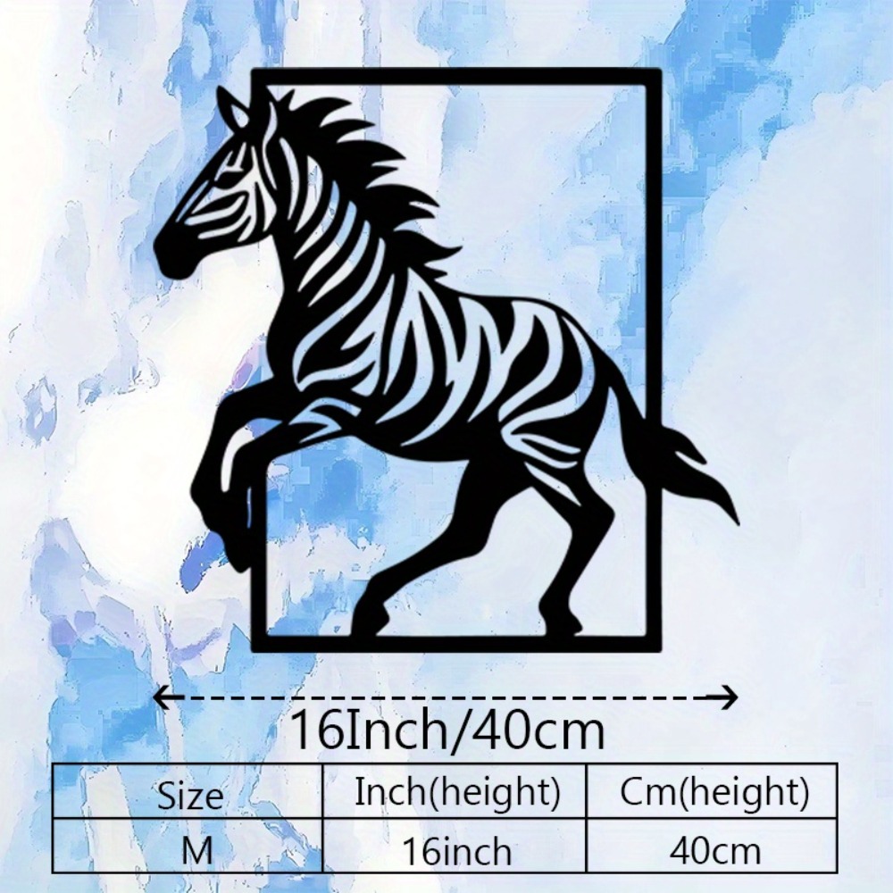 CIFBUY Metal Wall Art Zebra Ir - Art Craft Zebra recension och pris