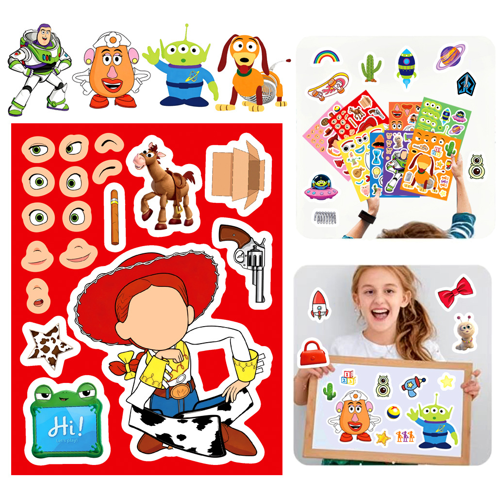 Toy Story 5 Make a Face Sticke - Art Craft Market recension och pris