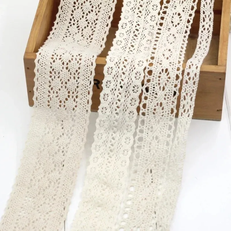 Ivory White Cotton Lace Trim R - Art Craft Girl recension och pris