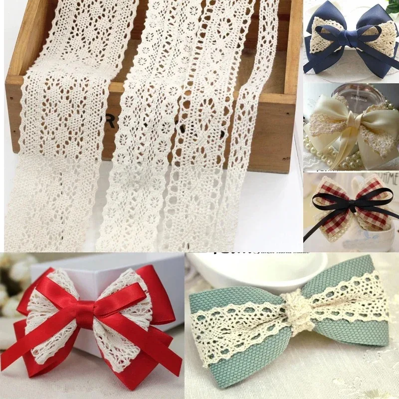 Ivory White Cotton Lace Trim R - Art Craft Girl recension och pris