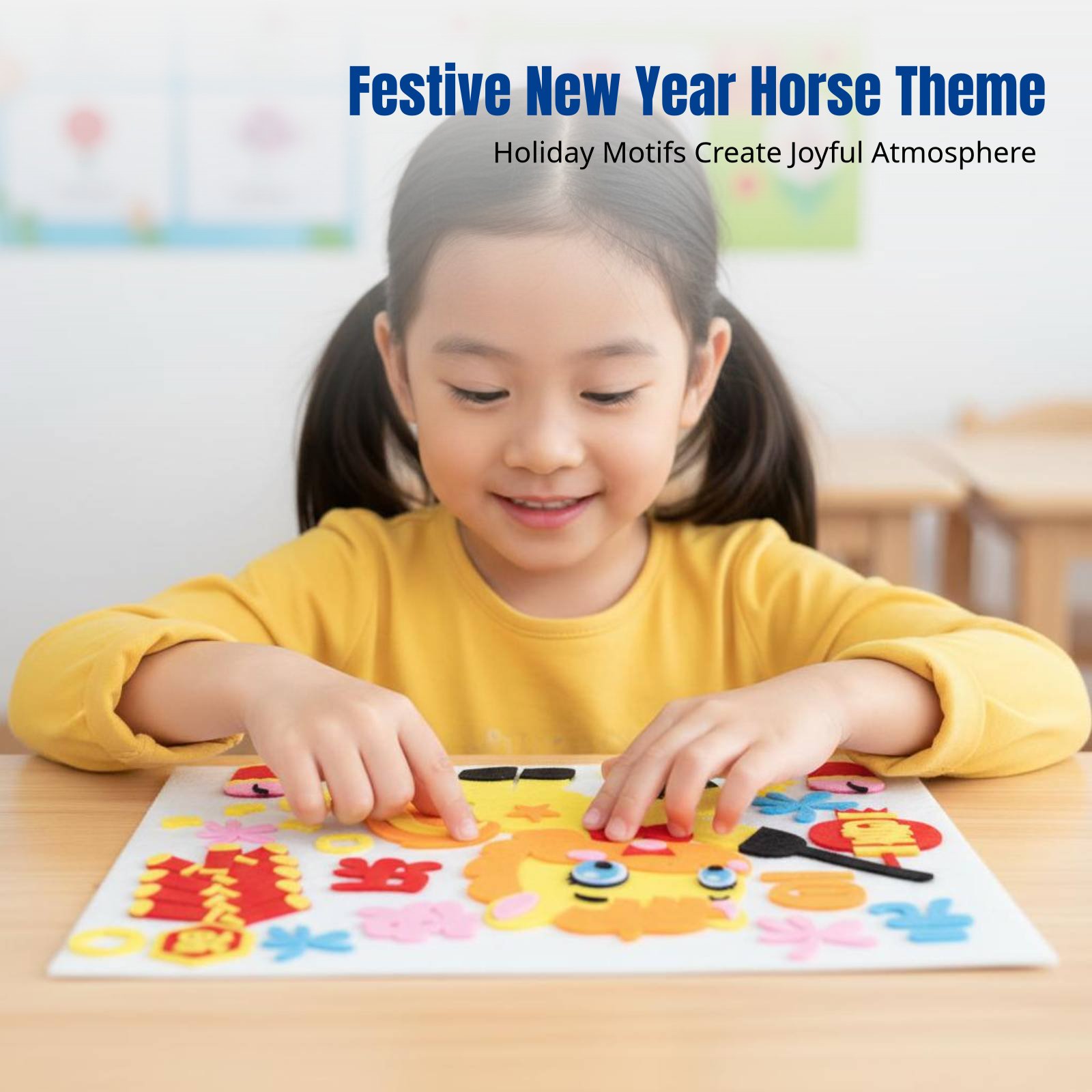 2026 New Year DIY Fabric Art S - Art Craft For Kindergarten recension och pris