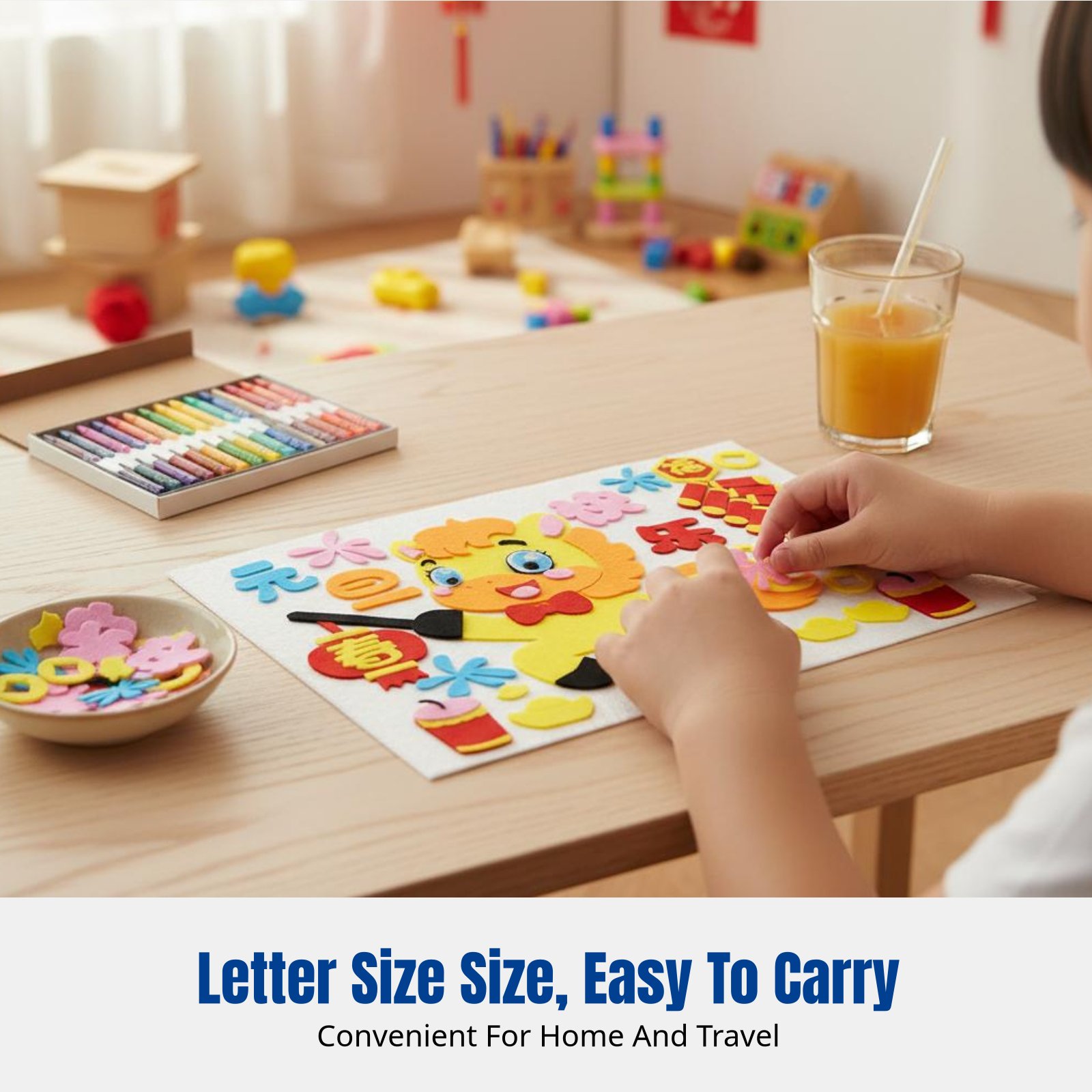 2026 New Year DIY Fabric Art S - Art Craft For Kindergarten recension och pris