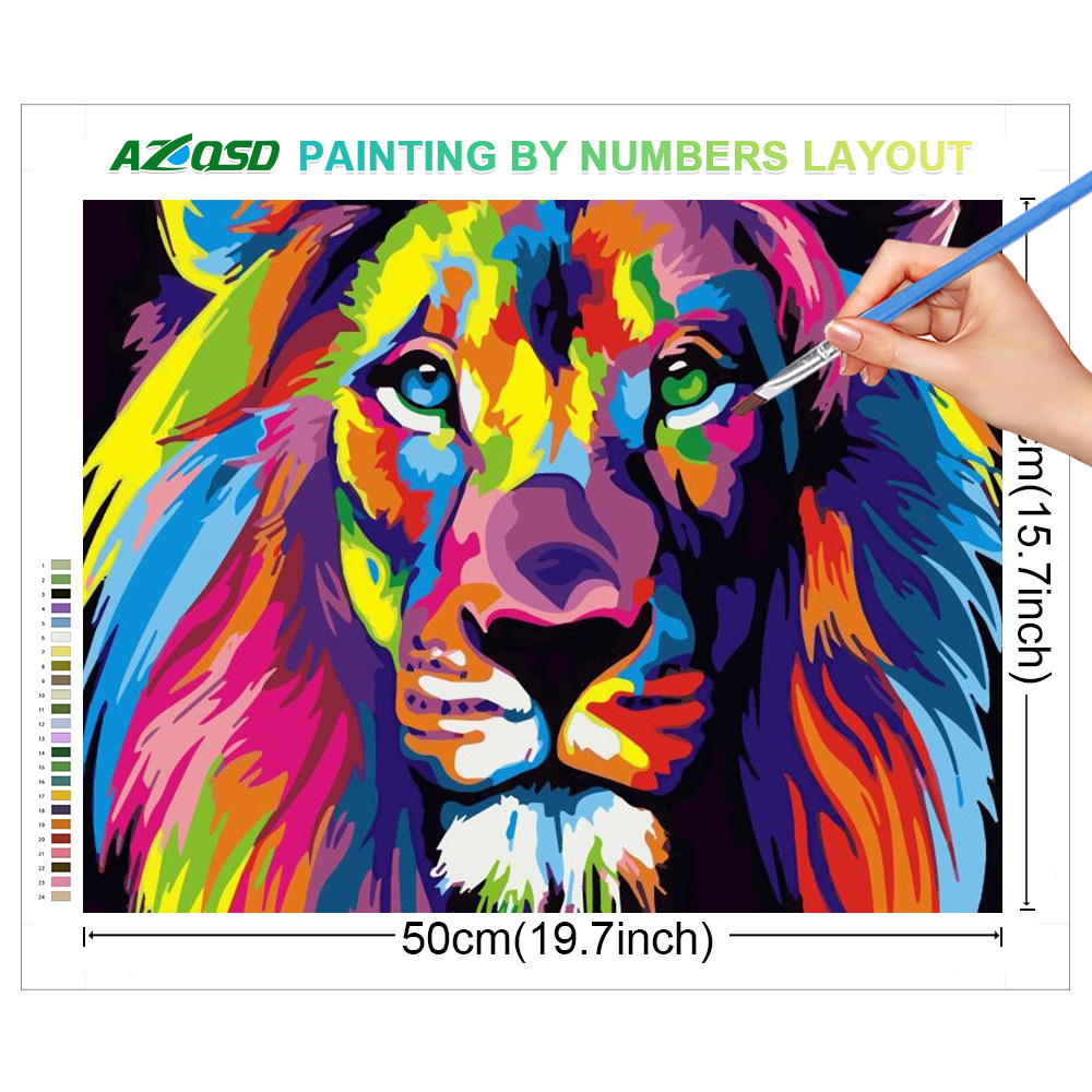 AZQSD Adult Paint By Numbers A - Art Craft Cat recension och pris