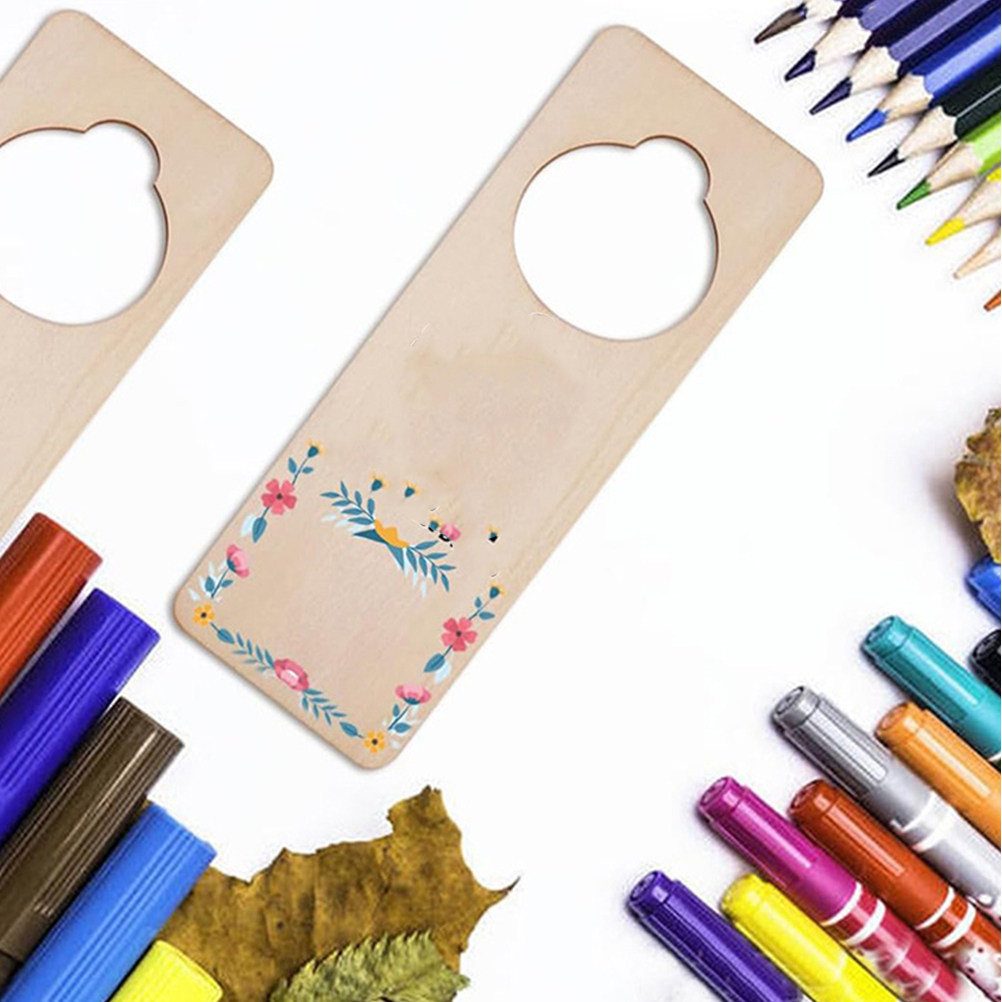 10Pcs Unfinished Wooden Door K - Art Craft Door recension och pris