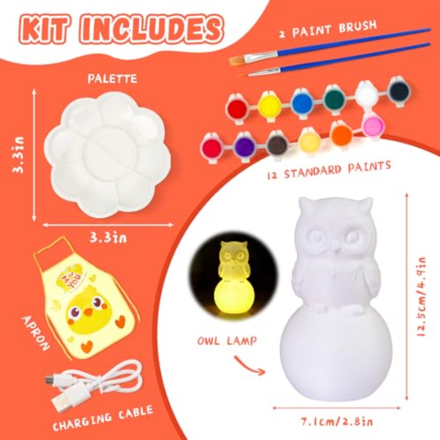 Paint Your Own Lamp Kit, Arts  - Art Craft Painting recension och pris