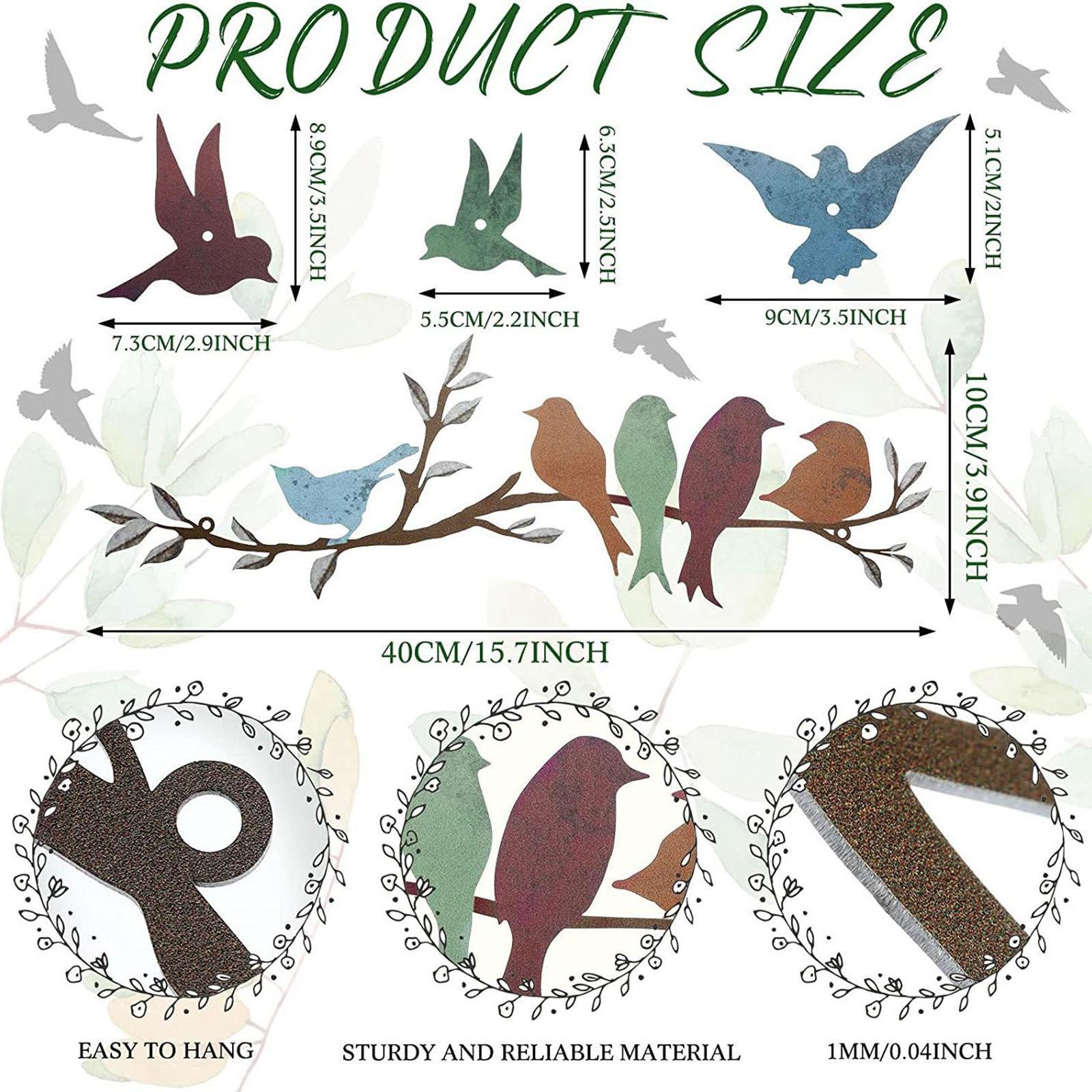 Birds Metal Wall Decor Wall Sc - Art Craft Door recension och pris