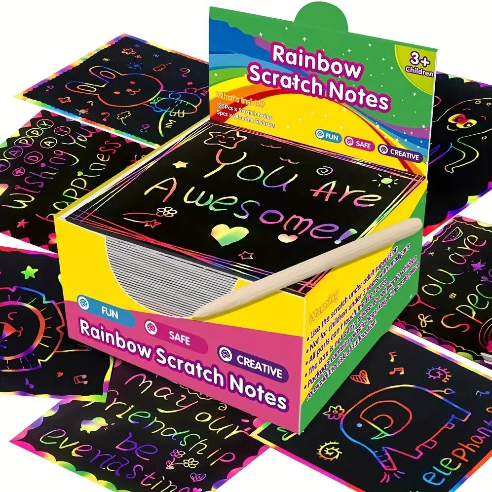 Many Creative Scratch Art Card - Art Craft Stick recension och pris