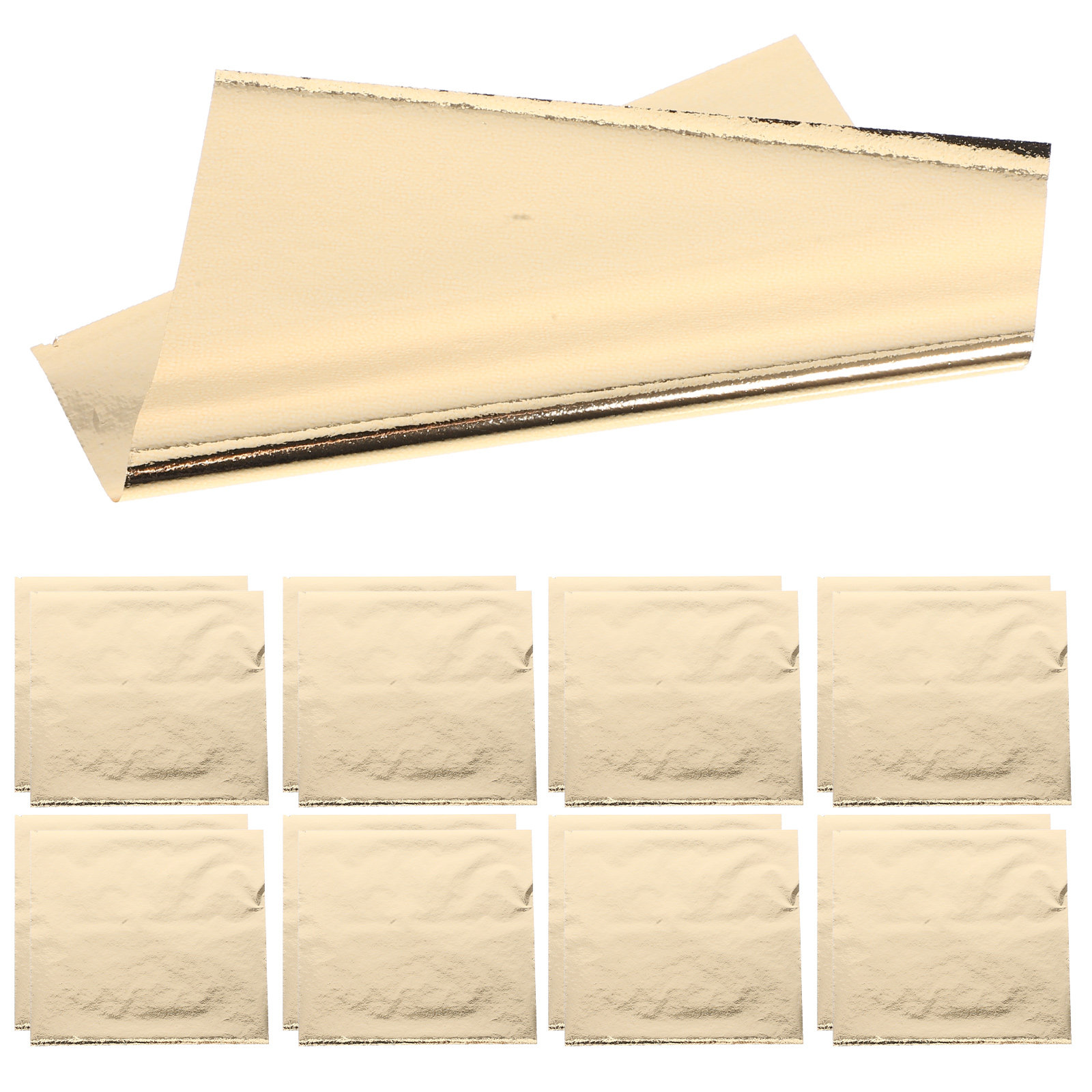 100Pcs Gold Foil Sheets Imitat - Art And Craft With Paint recension och pris