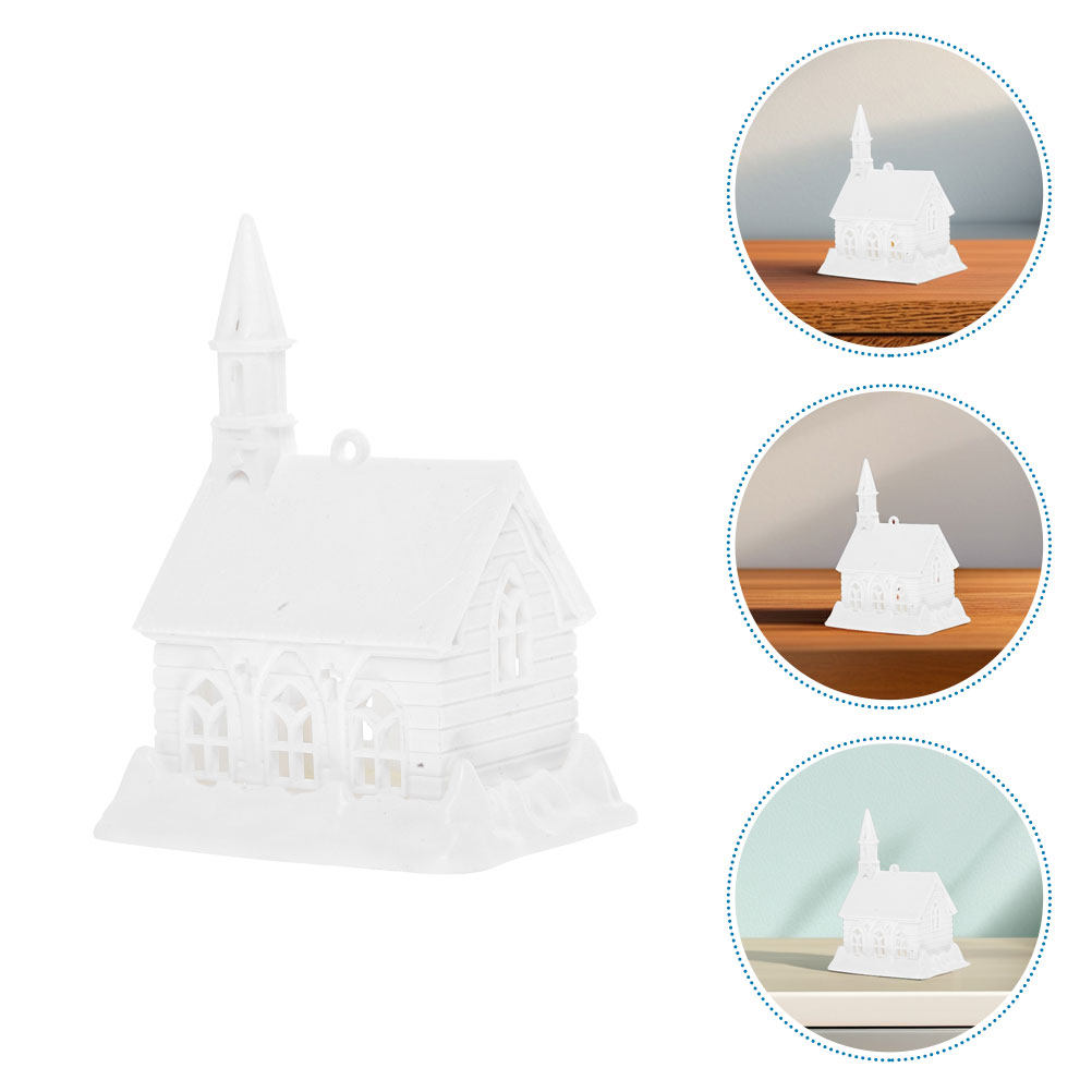 2Pcs Blank White House Models  - Art Craft House Making recension och pris