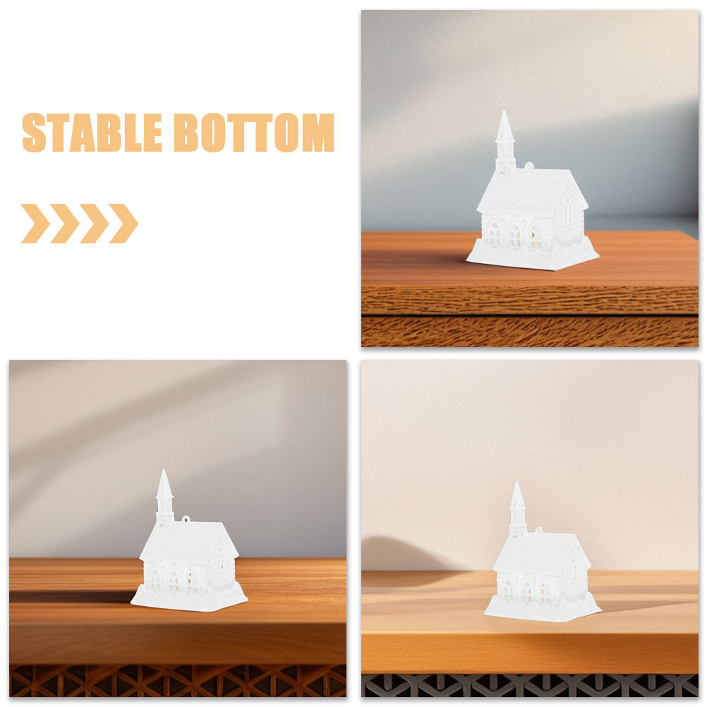 2Pcs Blank White House Models  - Art Craft House Making recension och pris