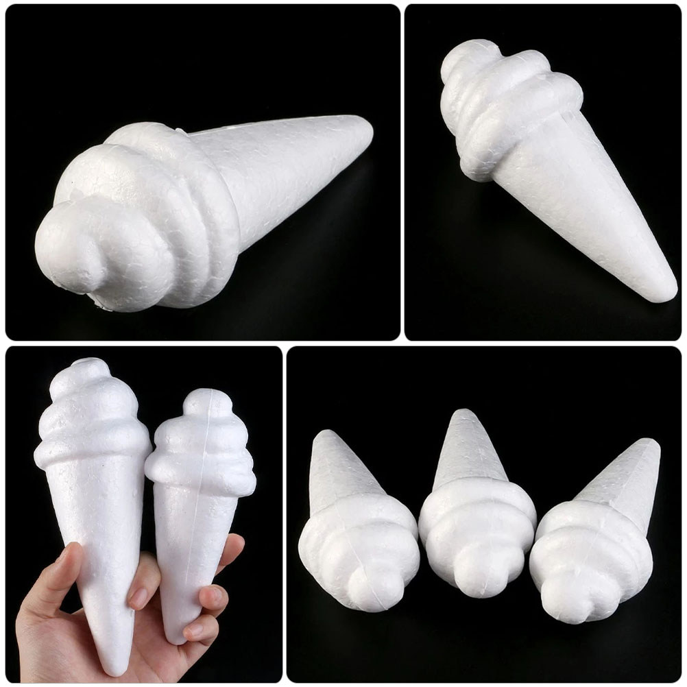 8Pcs Unfinished Ice Cream Foam - Art Craft For Kids recension och pris