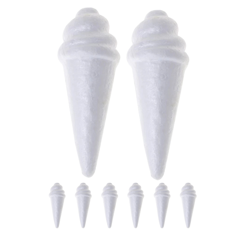 8Pcs Unfinished Ice Cream Foam - Art Craft For Kids recension och pris