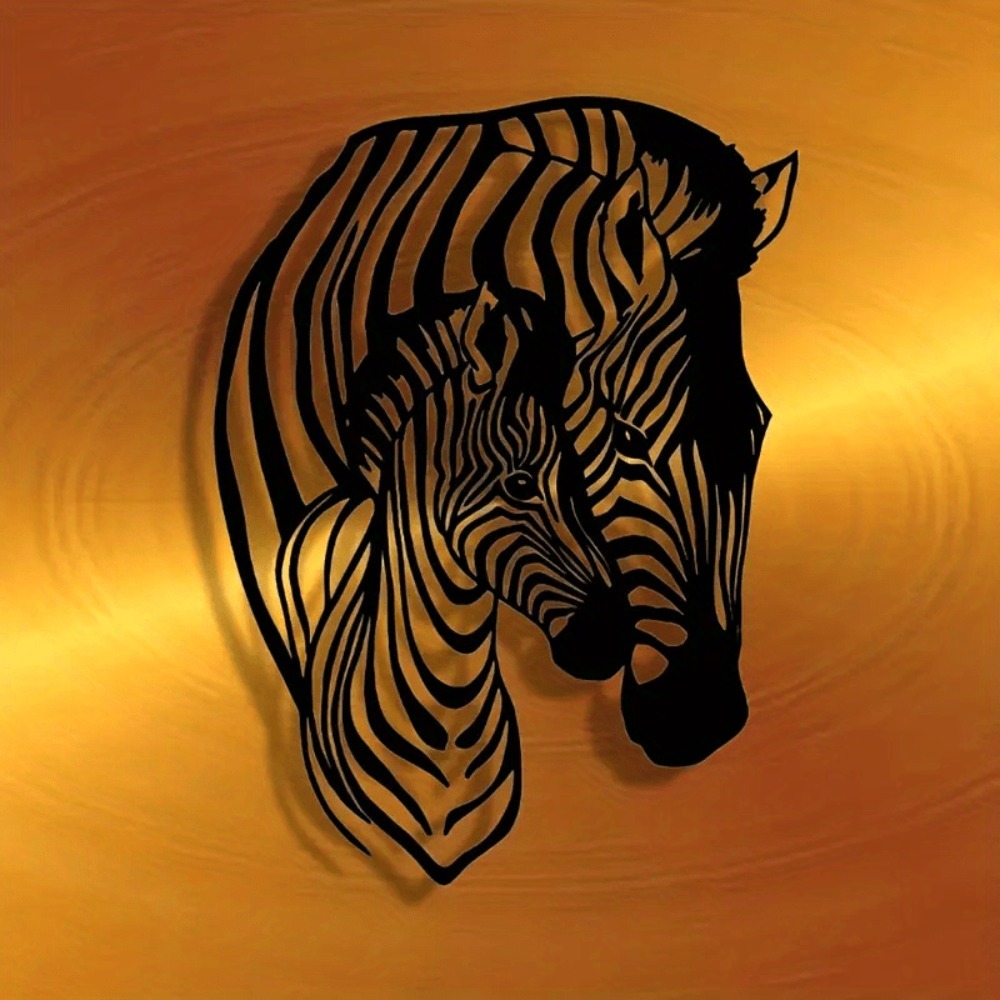 Elegant Minimalist Zebra Famil - Art Craft Zebra recension och pris