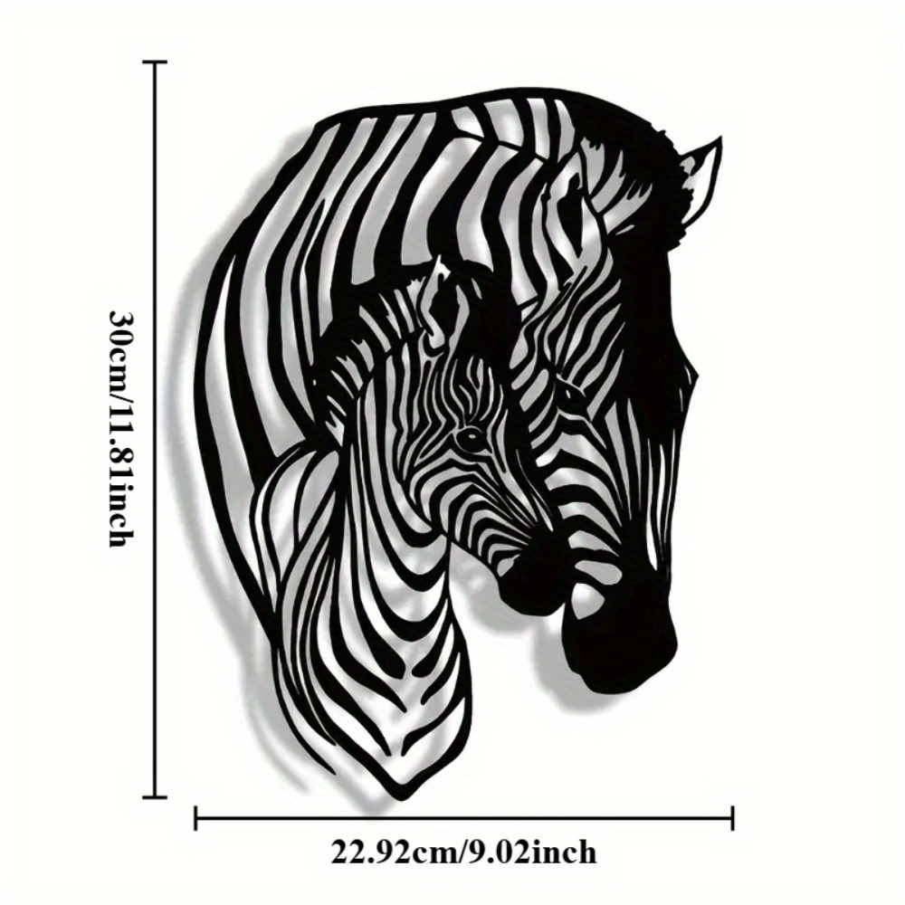 Elegant Minimalist Zebra Famil - Art Craft Zebra recension och pris
