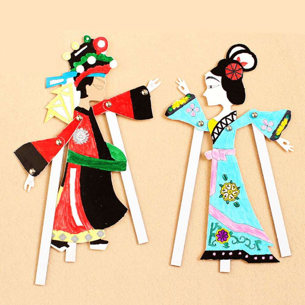 4Pcs Chinese Shadow Puppetry D - Art Craft For Kindergarten recension och pris