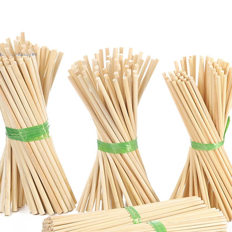 3-8mm Round Wooden Bamboo Stic - Art Craft Stick recension och pris