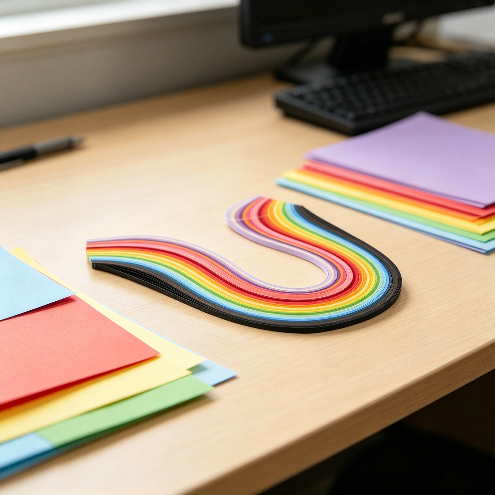 Colorful Quilling Paper Strips - Art Quilling Craft recension och pris