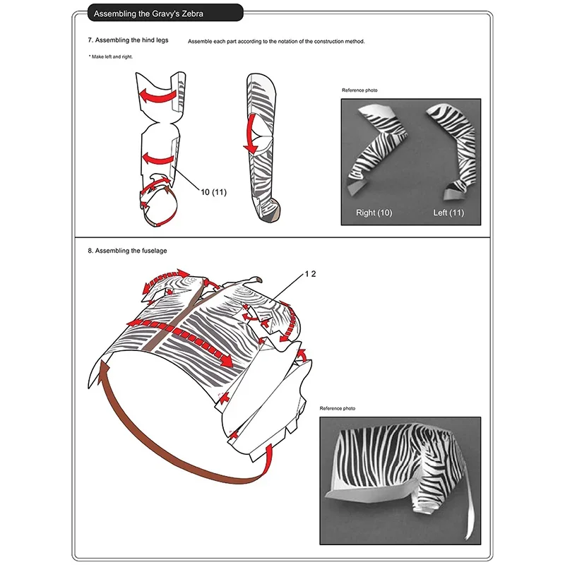 Zebra Origami Art Mini 3D Fold - Art Craft Zebra recension och pris