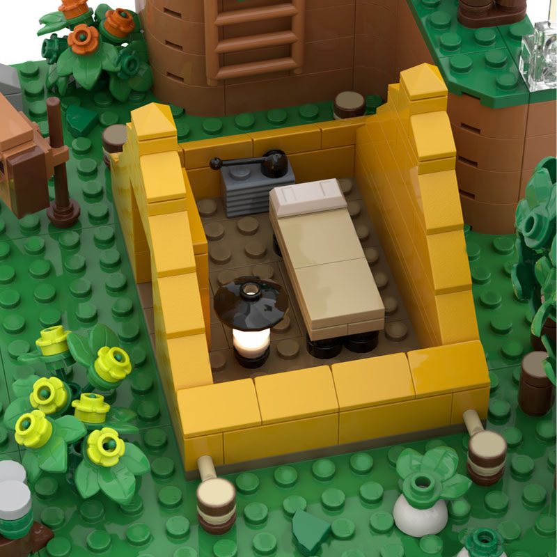 909pcs MOC Animal Crossing Vil - Art Craft Village recension och pris