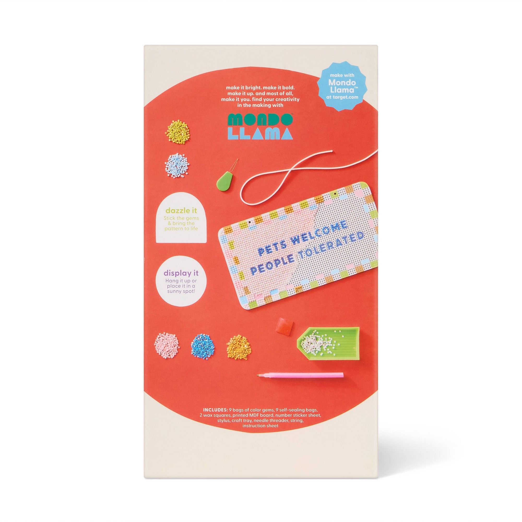 Pet-Themed Gem Art Welcome Sig - Art Craft Door recension och pris