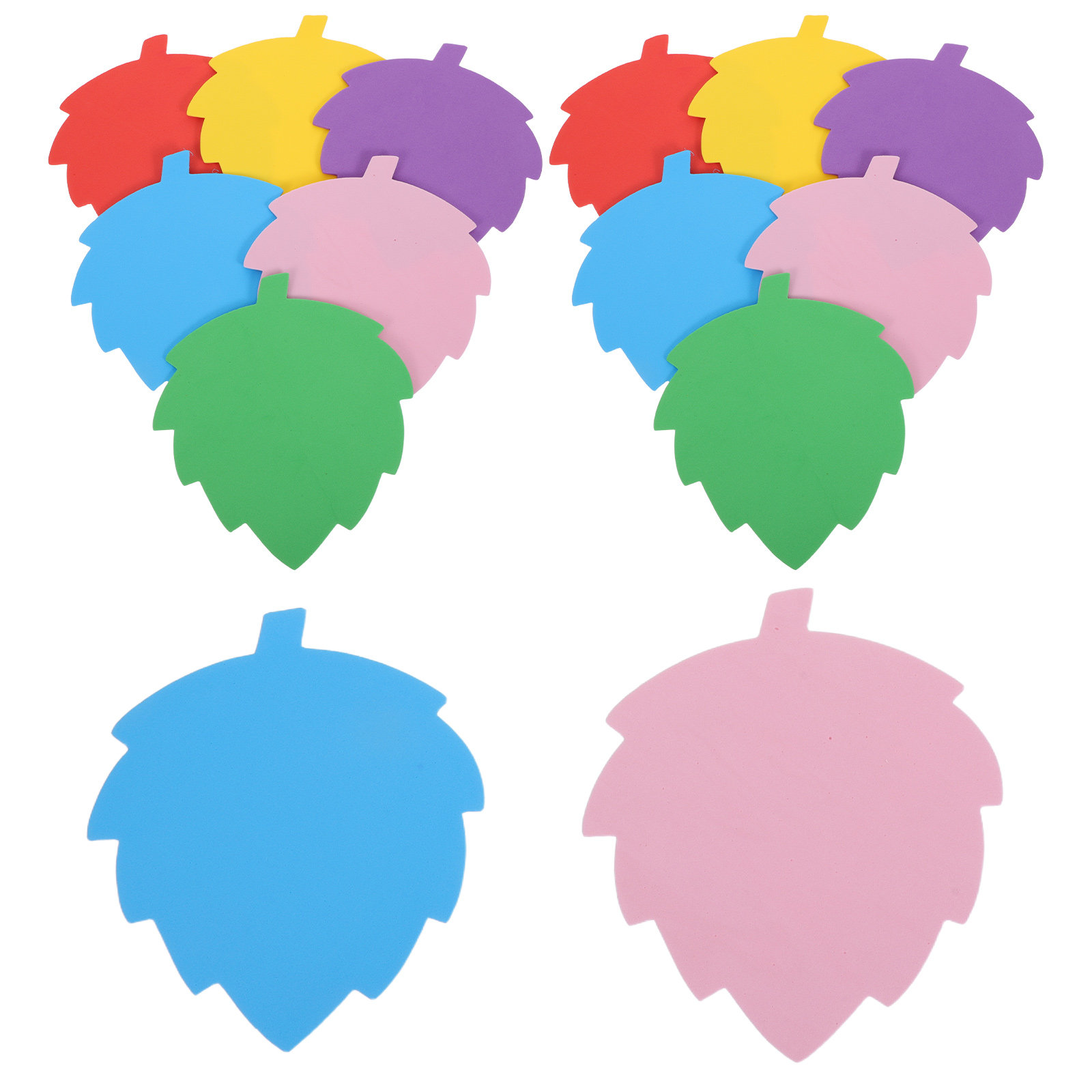 72Pcs Colorful Foam Leaf Shape - Art Craft For Kids recension och pris