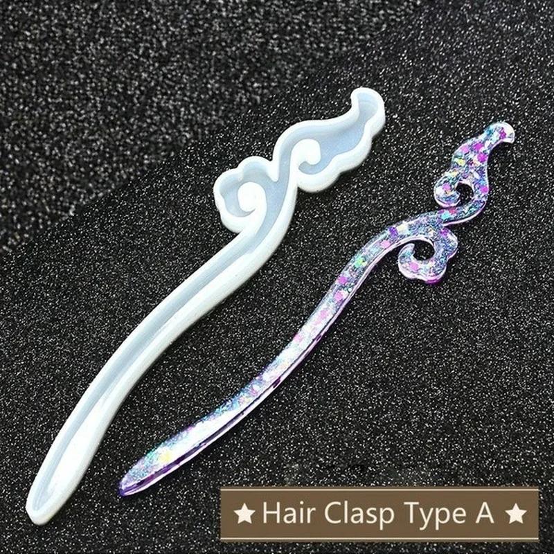New Transparent Hairpin Silico - Resin Casting Mold recension och pris