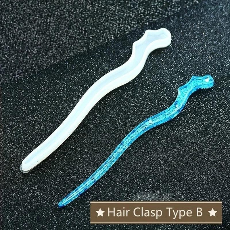 New Transparent Hairpin Silico - Resin Casting Mold recension och pris