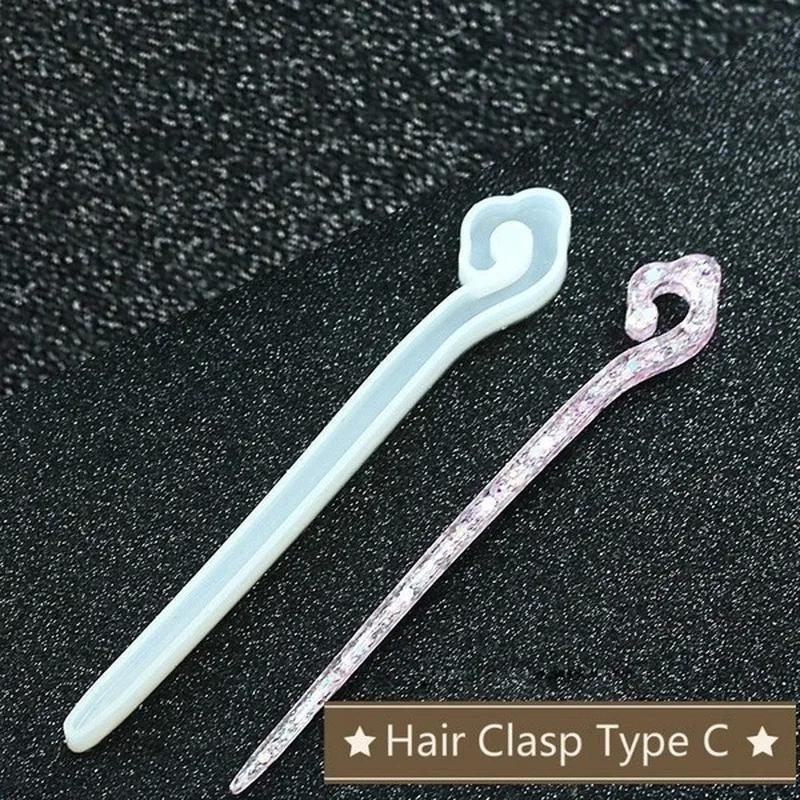 New Transparent Hairpin Silico - Resin Casting Mold recension och pris