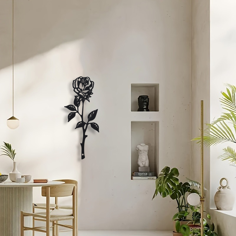 1pc Metal  Art Deco Rose Wall  - Art Craft Door recension och pris