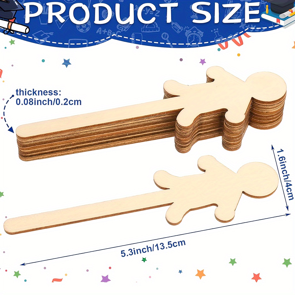 10/25/50 Character Craft Stick - Art Craft Stick recension och pris