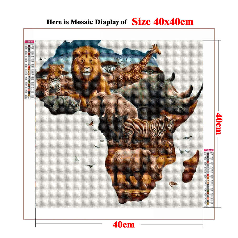 Safari Savanna Africa Posters  - Art Craft Zebra recension och pris
