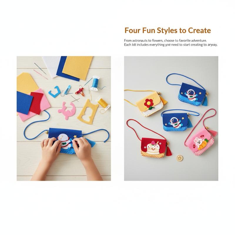 Children Felt Bag Making Kit D - Art Craft For Kindergarten recension och pris