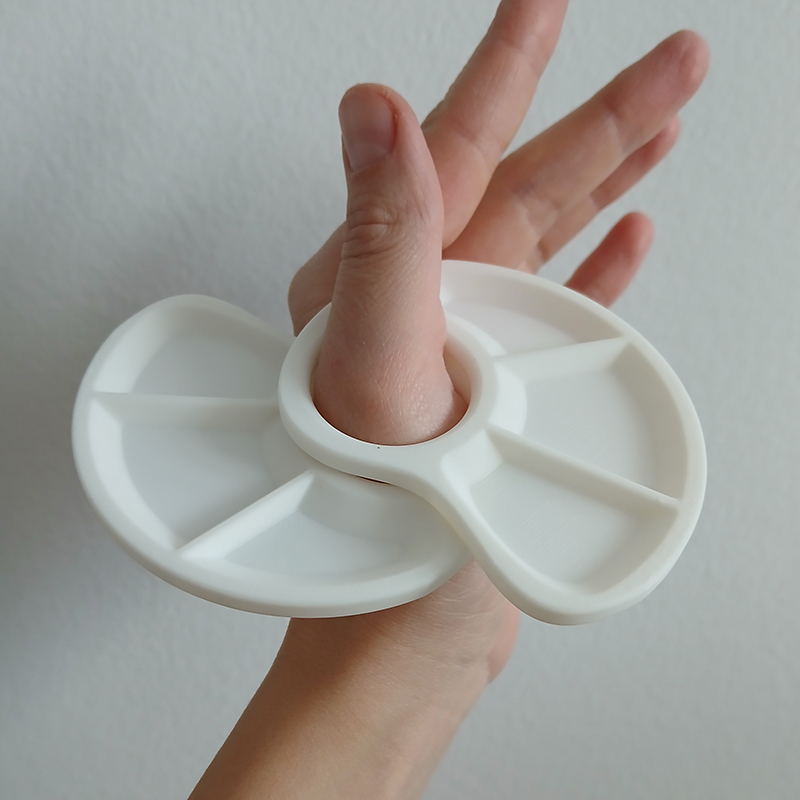 1/2pc Thumb Palette Ergonomic  - Art Craft Class recension och pris