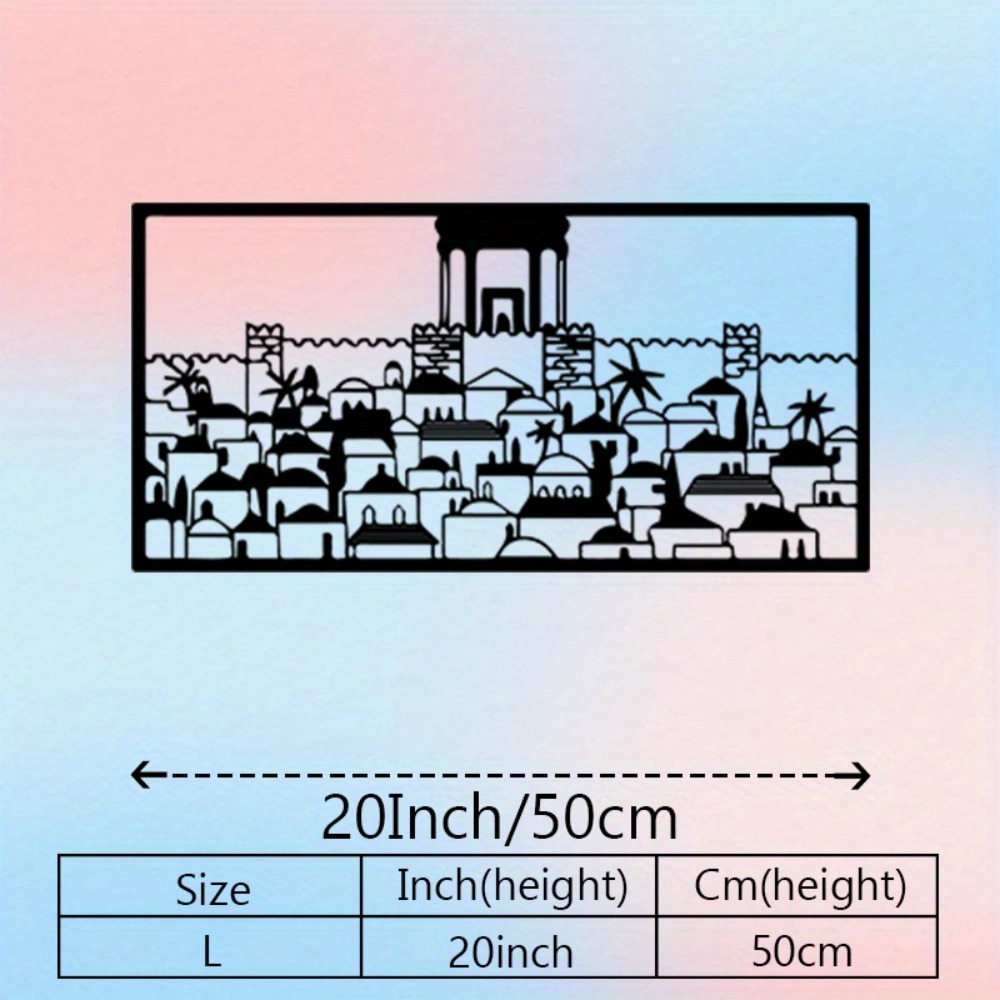 CIFBUY Metal Wall Art Jerusale - Art & Craft Kids Toys recension och pris