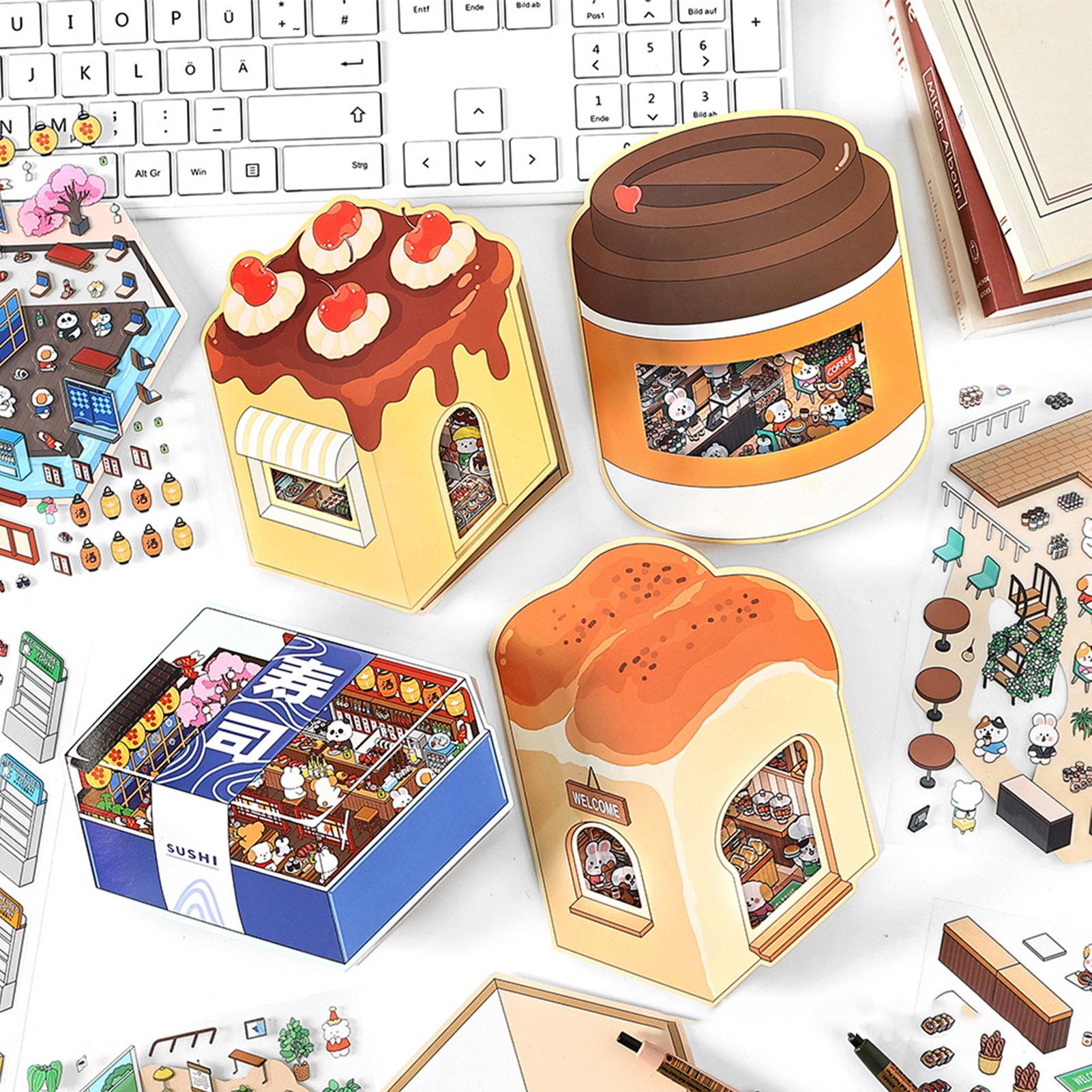 Sticker Scenes Miniature Room  - Art Craft House Making recension och pris
