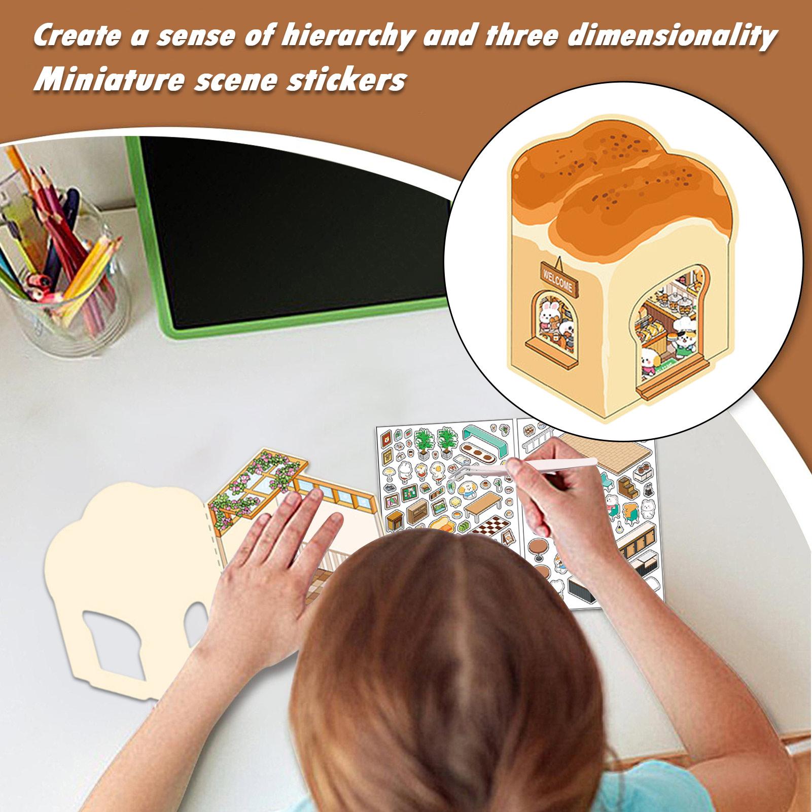 Sticker Scenes Miniature Room  - Art Craft House Making recension och pris